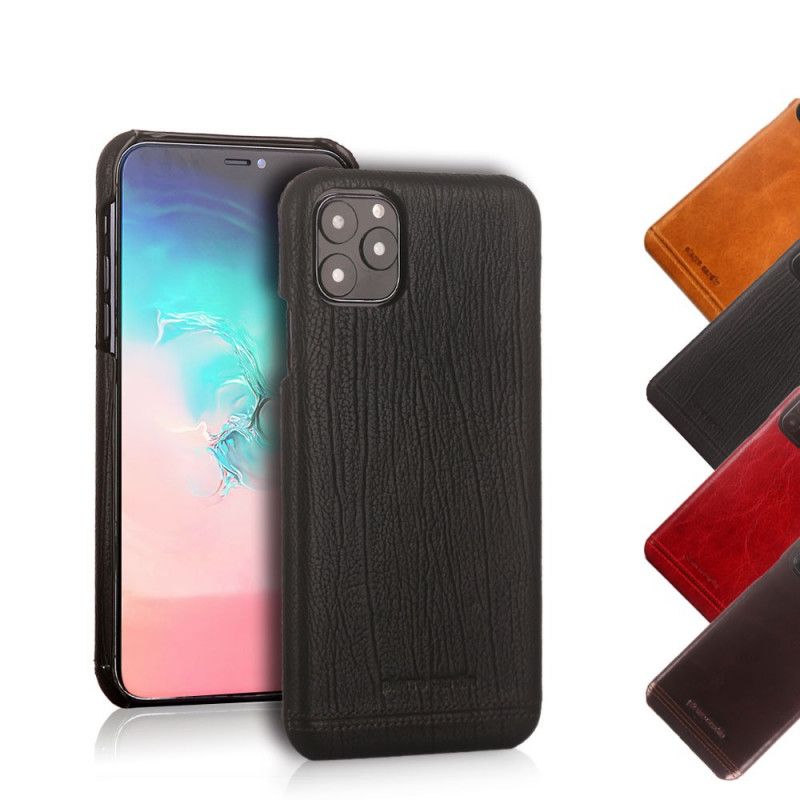 Cover iPhone 11 Pro Max Sort Ægte Læder Pierre Cardin