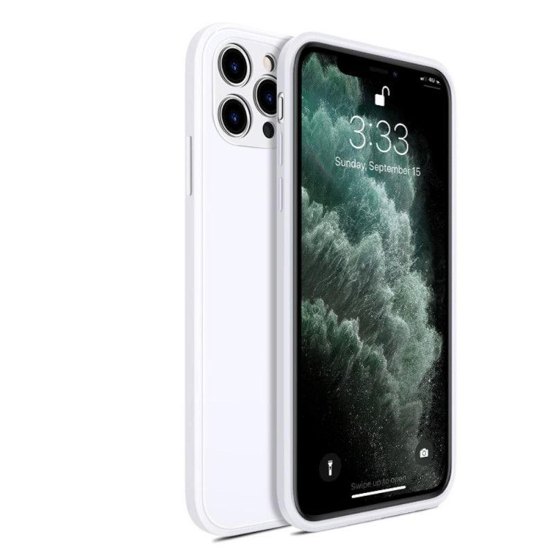 Cover iPhone 11 Pro Max Sort Flydende Silikone På X-Niveau