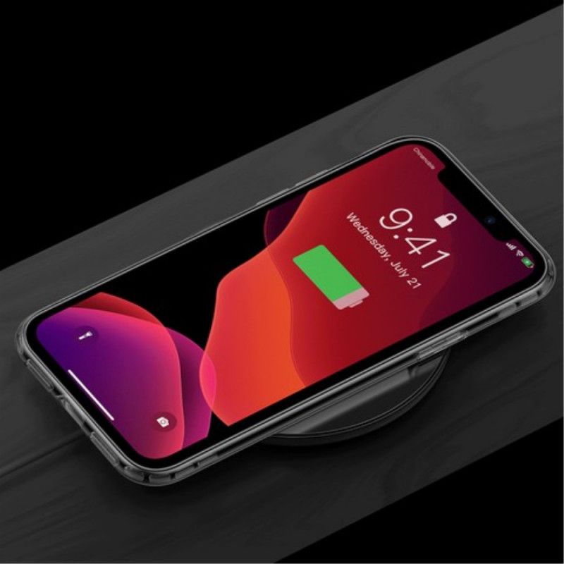 Cover iPhone 11 Pro Max Sort Gennemsigtig Silikone Plus