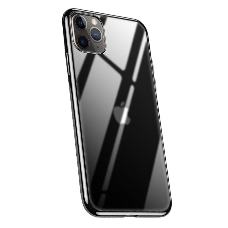 Cover iPhone 11 Pro Max Sort Gennemsigtige Kanada I Sulada Metalstil