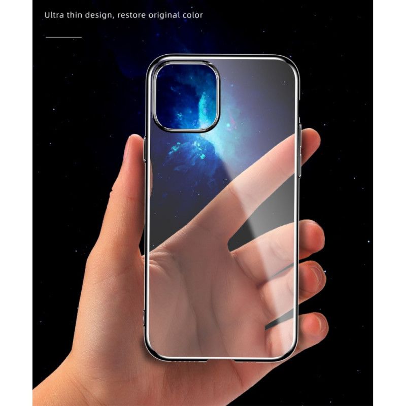 Cover iPhone 11 Pro Max Sort Gennemsigtige Kanada I Sulada Metalstil