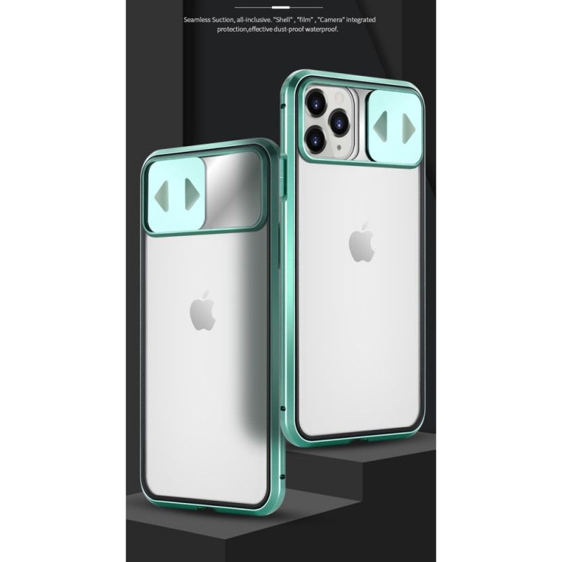 Cover iPhone 11 Pro Max Sort Hærdet Spejlglas Og Linsedæksel