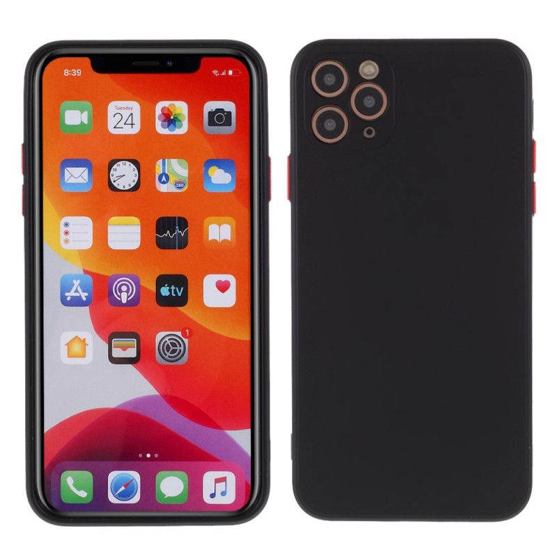 Cover iPhone 11 Pro Max Sort Kontrasterende Farver