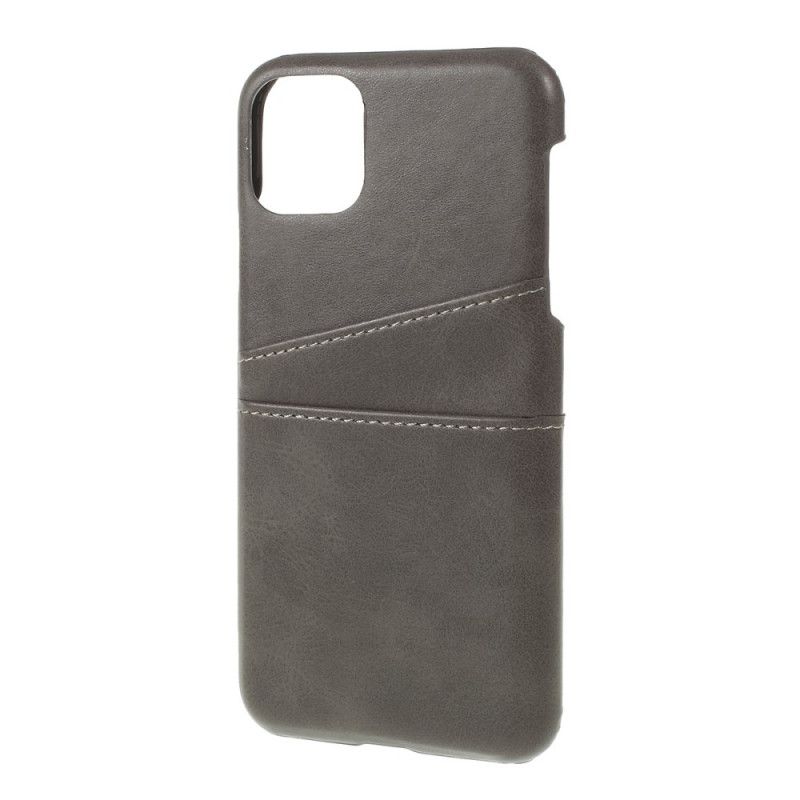 Cover iPhone 11 Pro Max Sort Kortholder Beskyttelse