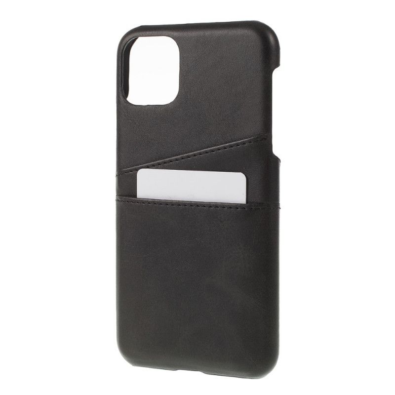 Cover iPhone 11 Pro Max Sort Kortholder Beskyttelse