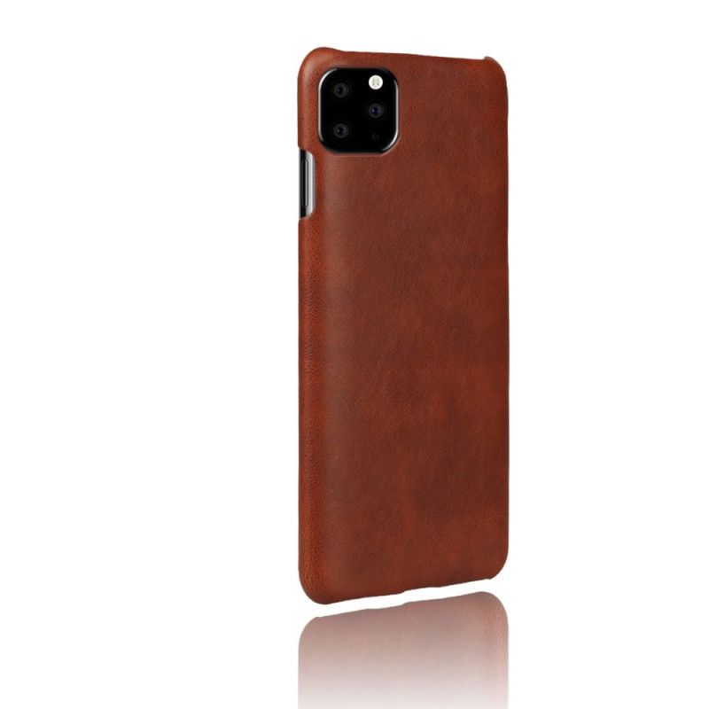 Cover iPhone 11 Pro Max Sort Læderstil