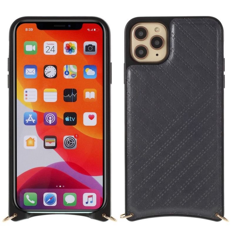 Cover iPhone 11 Pro Max Sort Med Mutural Streng