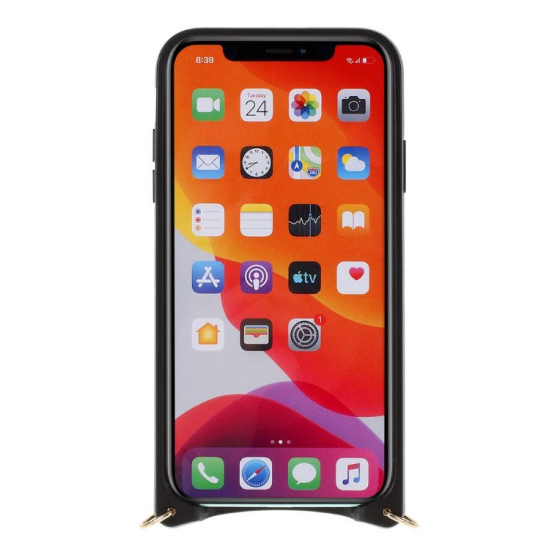 Cover iPhone 11 Pro Max Sort Med Mutural Streng