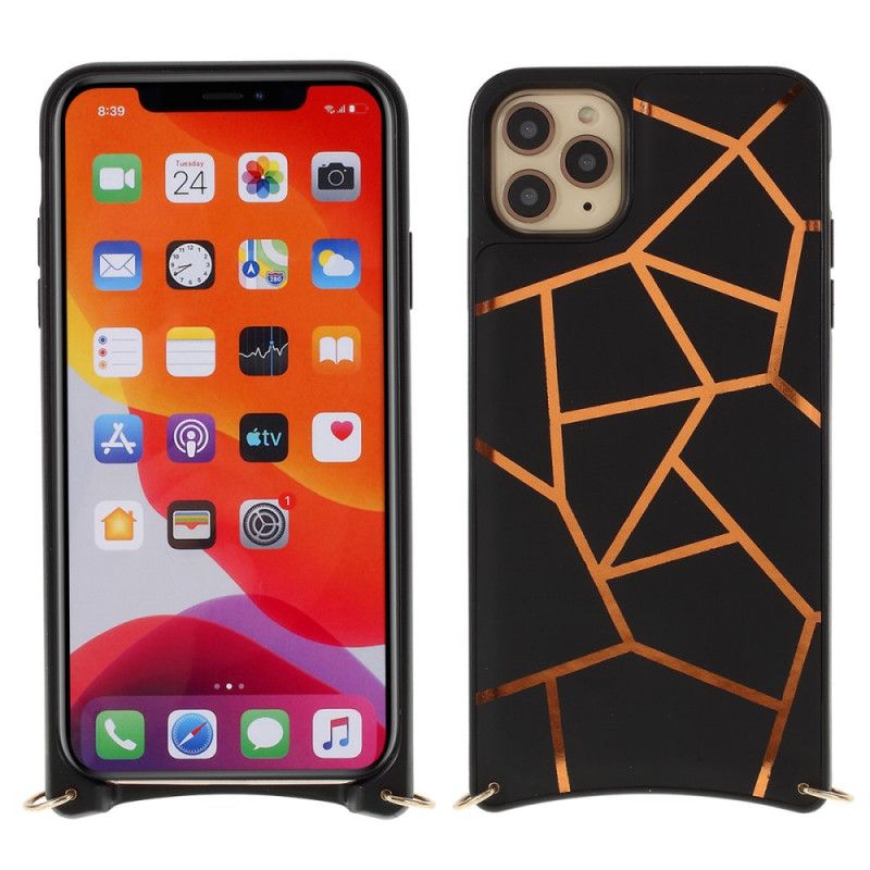 Cover iPhone 11 Pro Max Sort Prangende Med Mutural Streng Beskyttelse