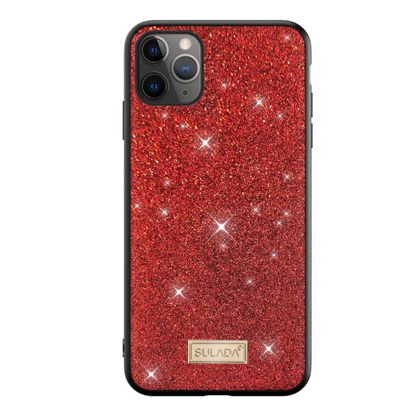 Cover iPhone 11 Pro Max Sort Sulada Glitter Beskyttelse