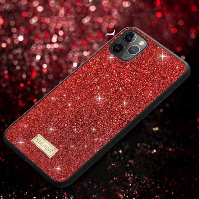 Cover iPhone 11 Pro Max Sort Sulada Glitter Beskyttelse