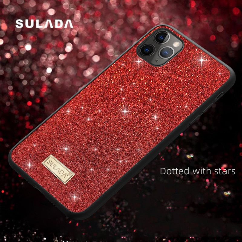 Cover iPhone 11 Pro Max Sort Sulada Glitter Beskyttelse