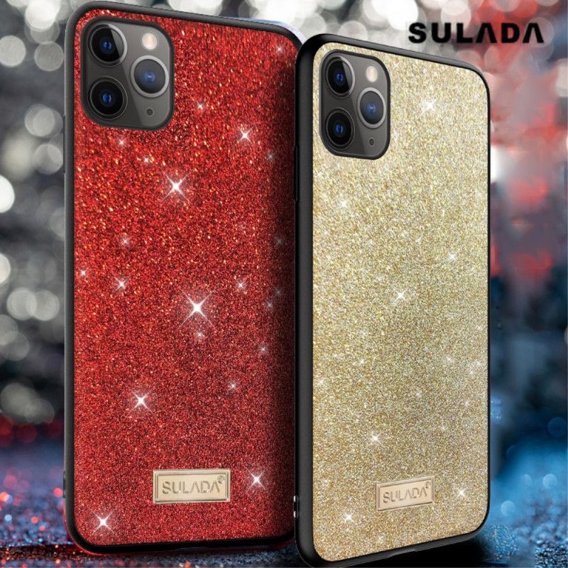 Cover iPhone 11 Pro Max Sort Sulada Glitter Beskyttelse