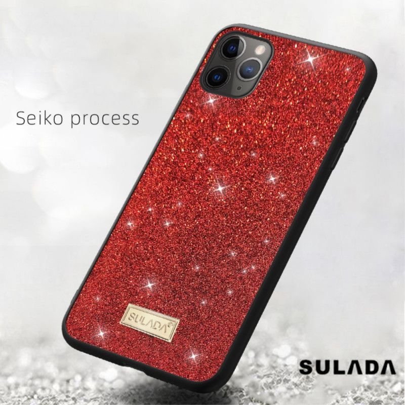 Cover iPhone 11 Pro Max Sort Sulada Glitter Beskyttelse