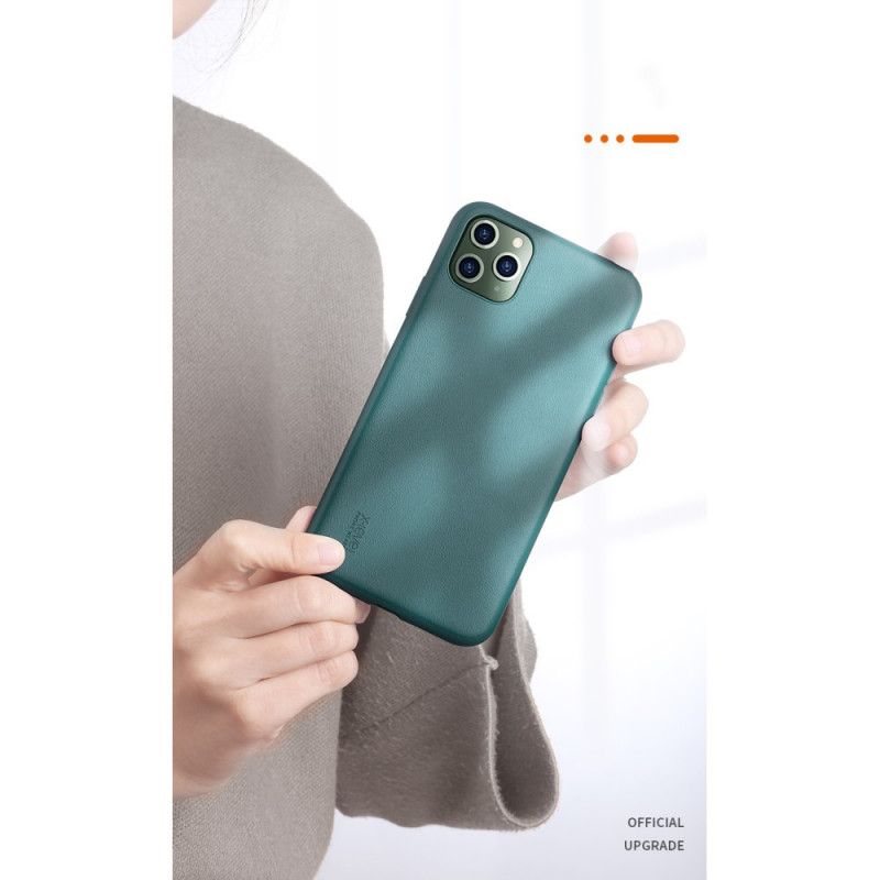 Cover iPhone 11 Pro Max Sort X-Niveau Læderstil