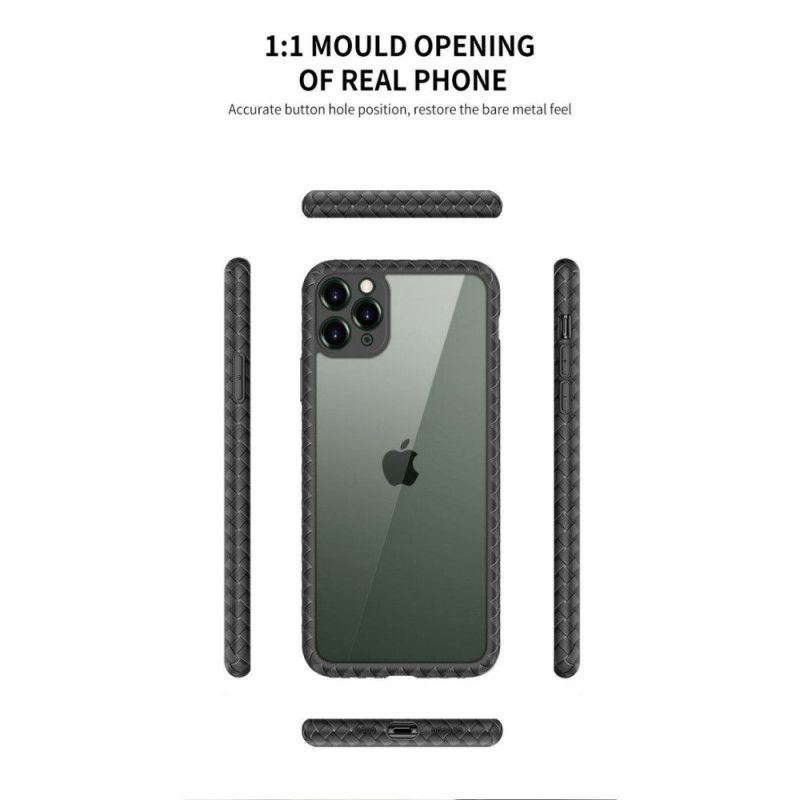 Cover iPhone 11 Pro Max Vævede Teksturkanter Beskyttelse