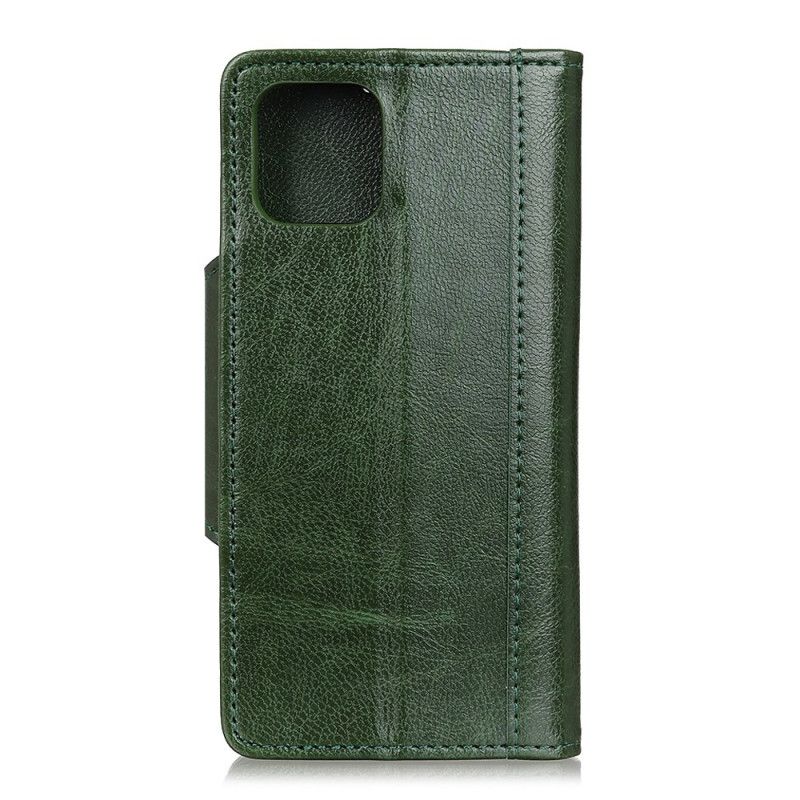 Flip Cover iPhone 11 Pro Max Grøn Kunstlås Elegance Lås