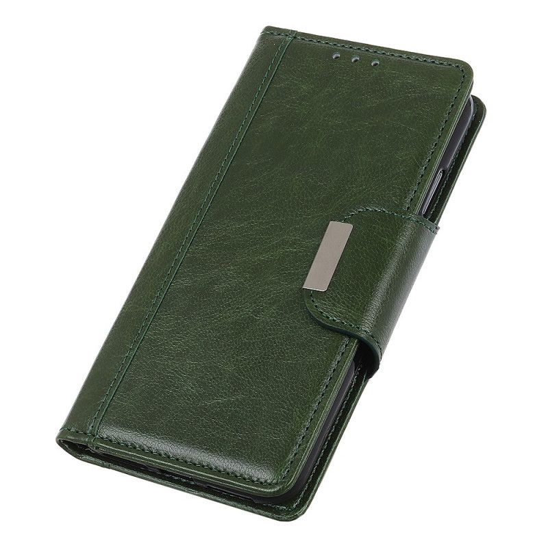 Flip Cover iPhone 11 Pro Max Grøn Kunstlås Elegance Lås