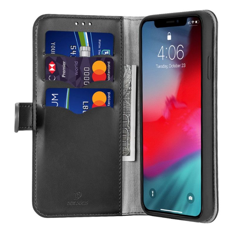 Flip Cover iPhone 11 Pro Max Sort Kado-Serie Dux Ducis