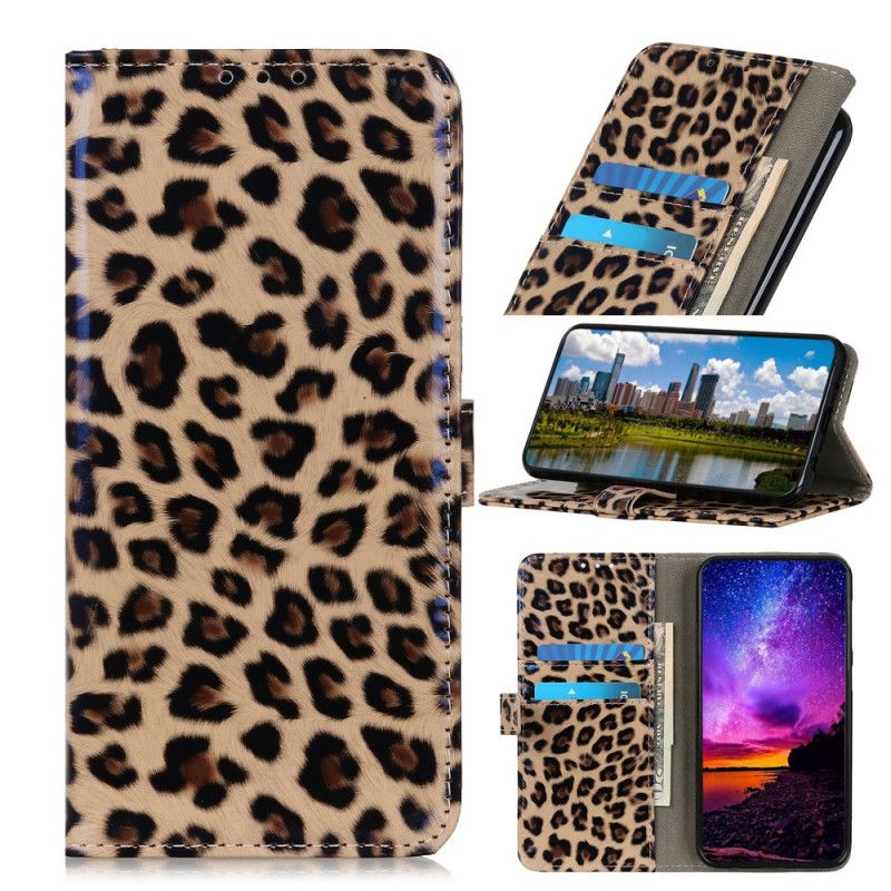 Flip Cover Læder iPhone 11 Pro Max Leopard Beskyttelse