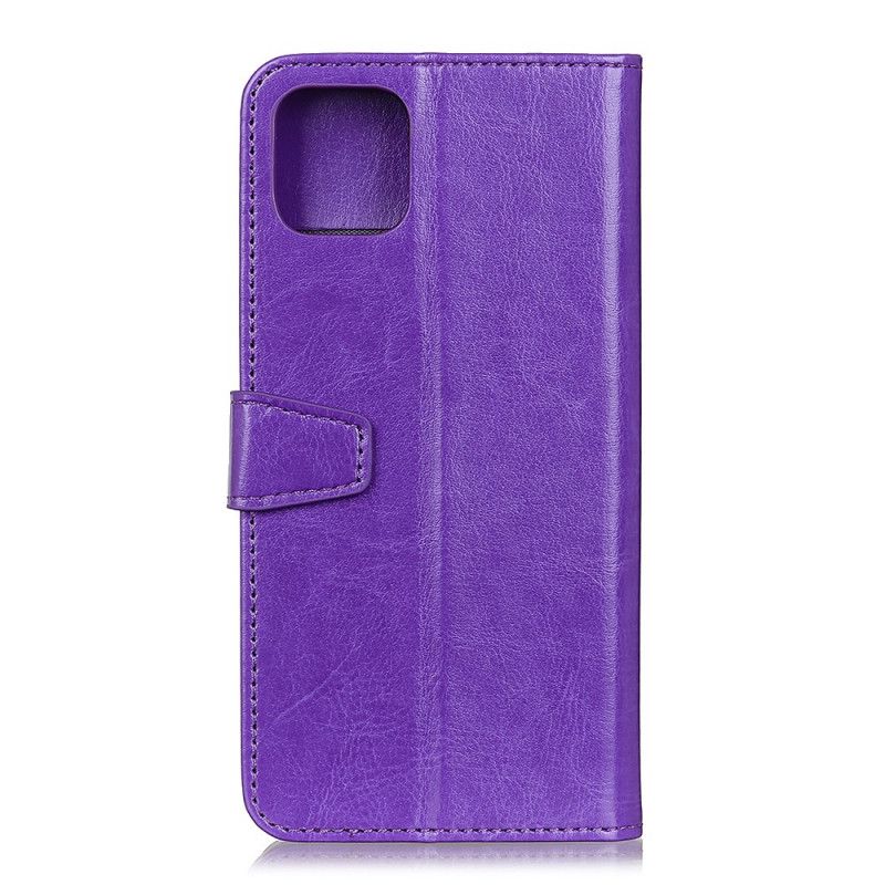 Flip Cover Læder iPhone 11 Pro Max Sort Trendy Læderstil 2019