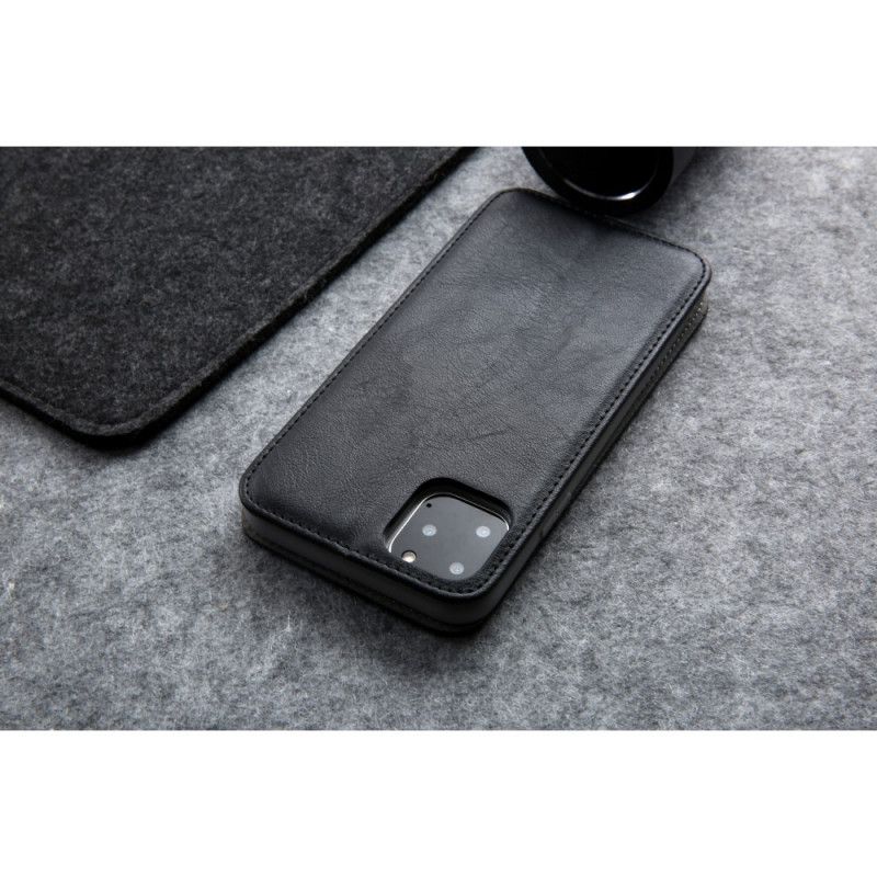 Læder Cover for iPhone 11 Pro Max Brun Finesse Læder Stil