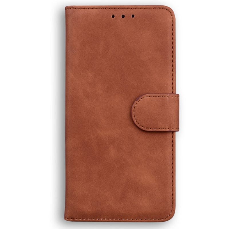 Flip Cover Xiaomi Redmi Note 12 5G Almindeligt Imiteret Læder