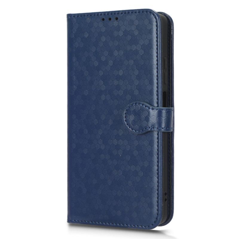 Flip Cover Xiaomi Redmi Note 12 5G Med Snor 3d Mønster Strappy