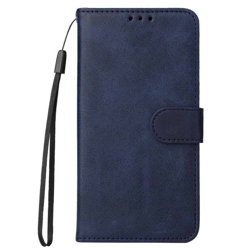 Flip Cover Xiaomi Redmi Note 12 5G Med Snor Almindelig Med Rem