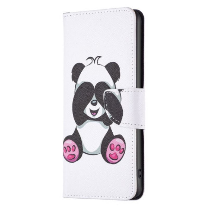 Læder Cover Xiaomi Redmi Note 12 5G Min Panda