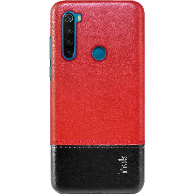 Cover for Xiaomi Redmi Note 8 Rød Imak Ruiyi Serie Læder Effekt