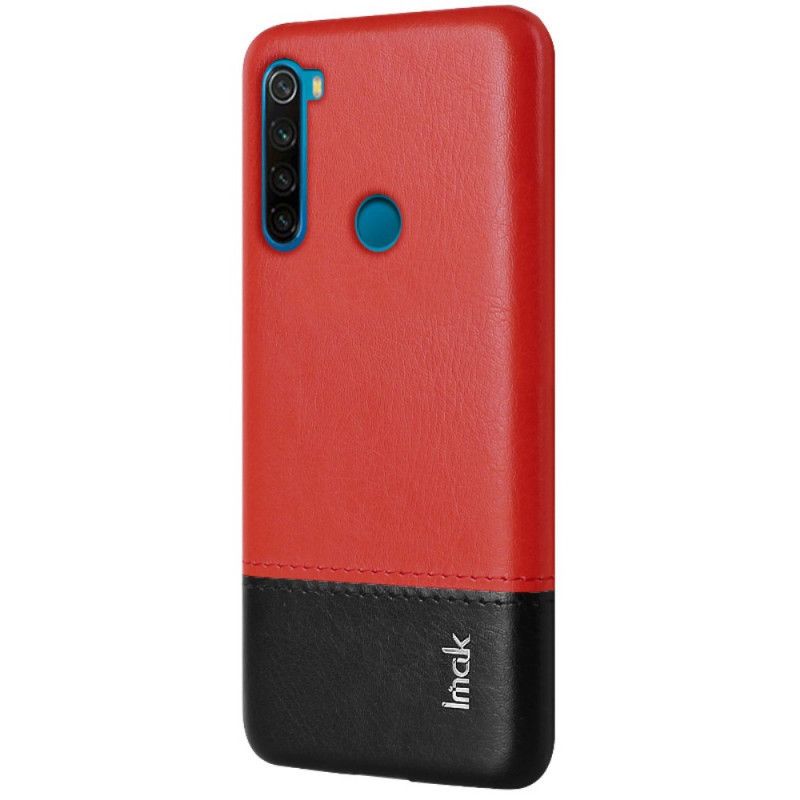 Cover for Xiaomi Redmi Note 8 Rød Imak Ruiyi Serie Læder Effekt