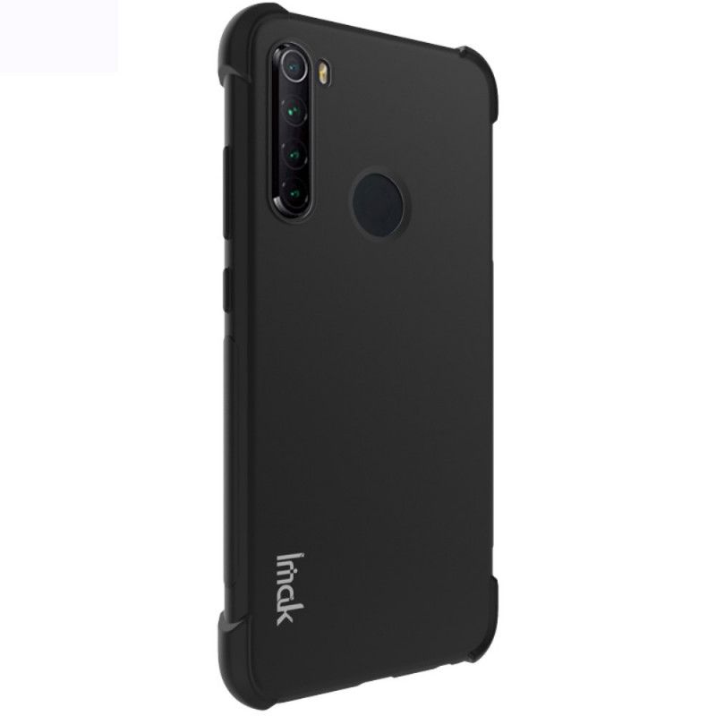 Cover for Xiaomi Redmi Note 8 Sort Imak Hud Føler Klasse