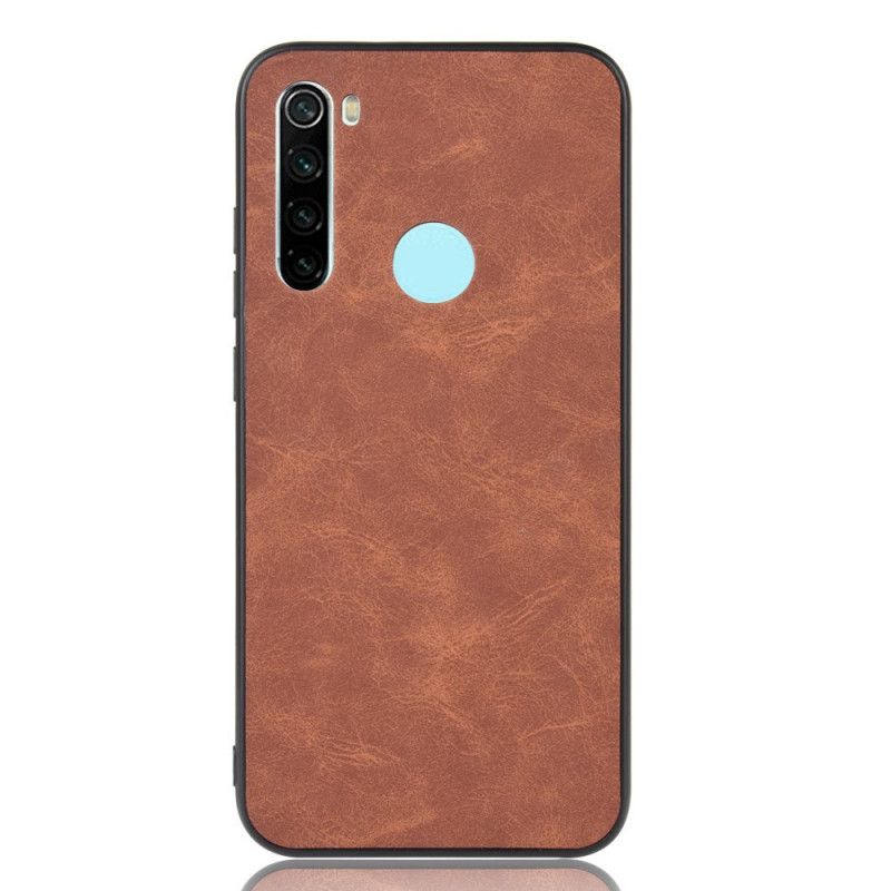 Cover for Xiaomi Redmi Note 8 Sort Premium Lædereffekt