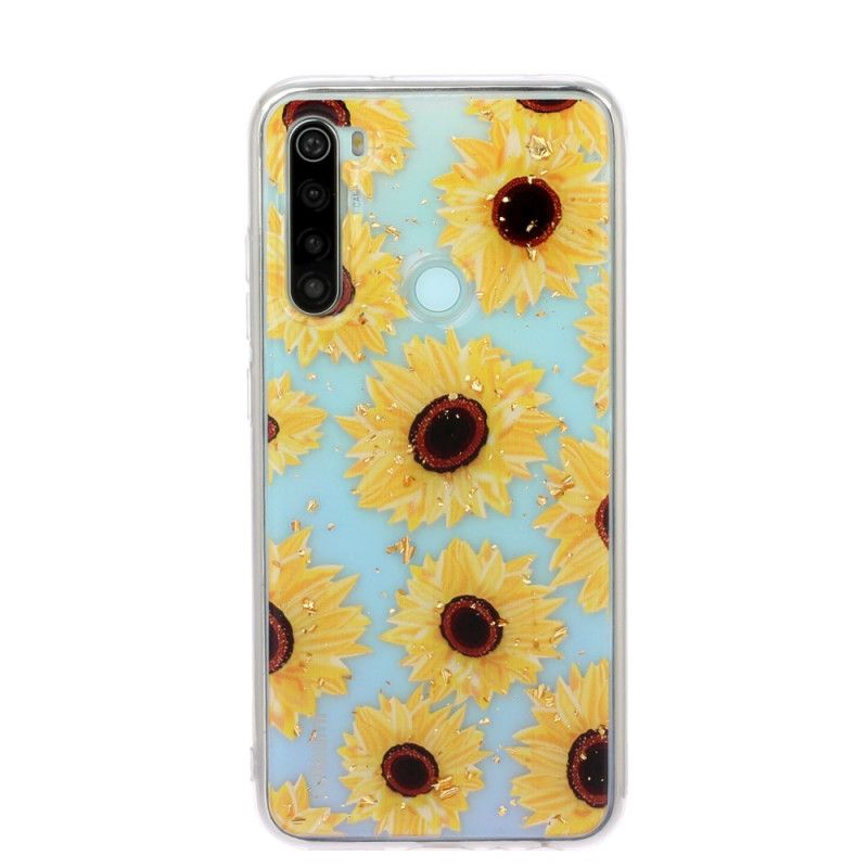 Cover Xiaomi Redmi Note 8 Mobilcover Flere Solsikker