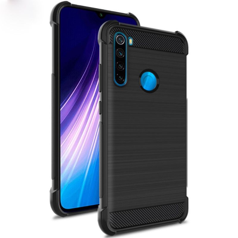 Cover Xiaomi Redmi Note 8 Mobilcover Imak Børstet Kulfiber