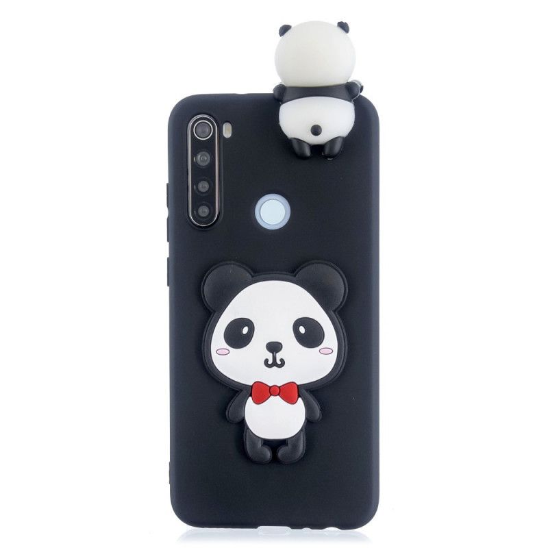 Cover Xiaomi Redmi Note 8 Rød 3D Min Panda Original