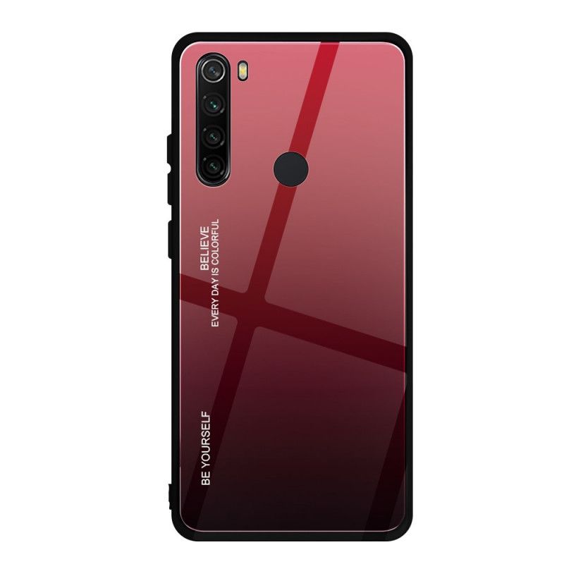 Cover Xiaomi Redmi Note 8 Rød Galvaniseret Farve Original