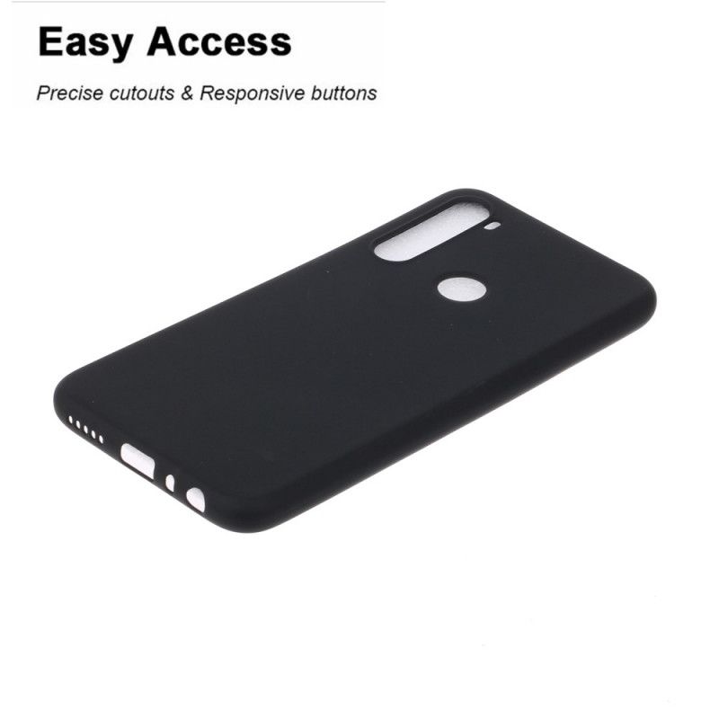 Cover Xiaomi Redmi Note 8 Sort Blød Mat Silikone