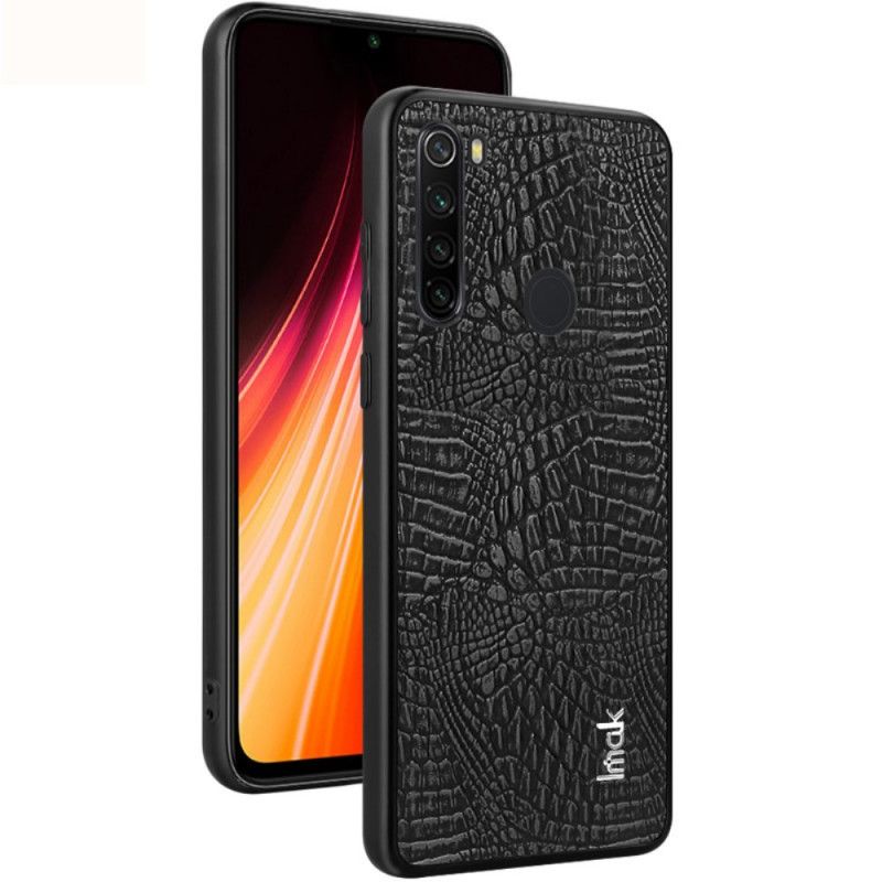 Cover Xiaomi Redmi Note 8 Sort Imak Croco-Serie