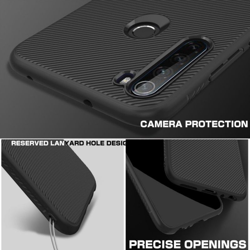 Cover Xiaomi Redmi Note 8 Sort Jazzserie Twill