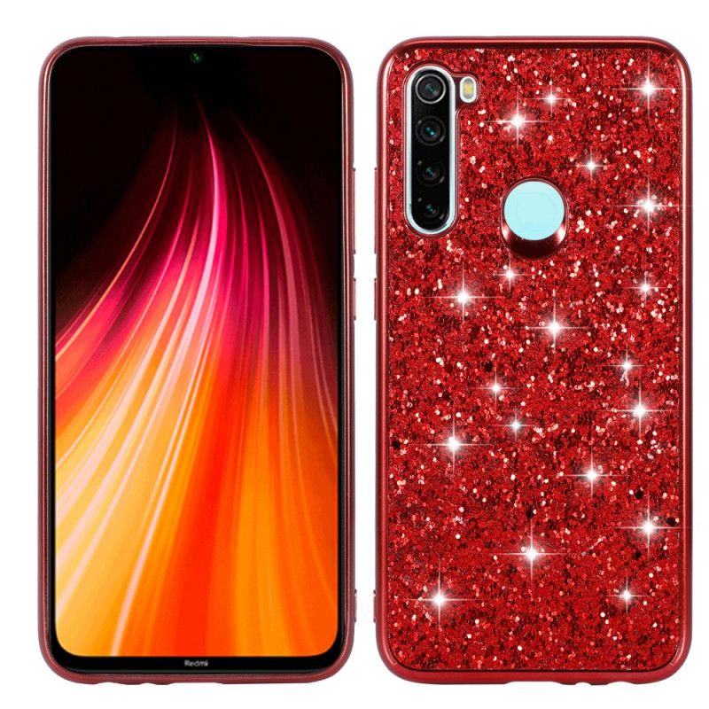 Cover Xiaomi Redmi Note 8 Sort Jeg Er Glitter Original