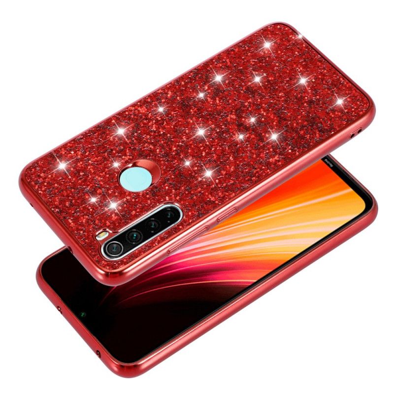 Cover Xiaomi Redmi Note 8 Sort Jeg Er Glitter Original