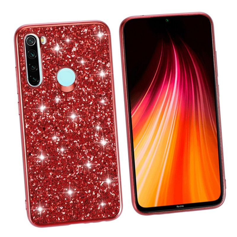 Cover Xiaomi Redmi Note 8 Sort Jeg Er Glitter Original