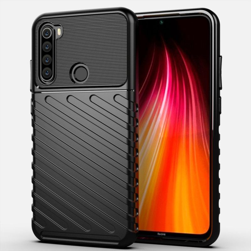 Cover Xiaomi Redmi Note 8 Sort Torden Serie Original