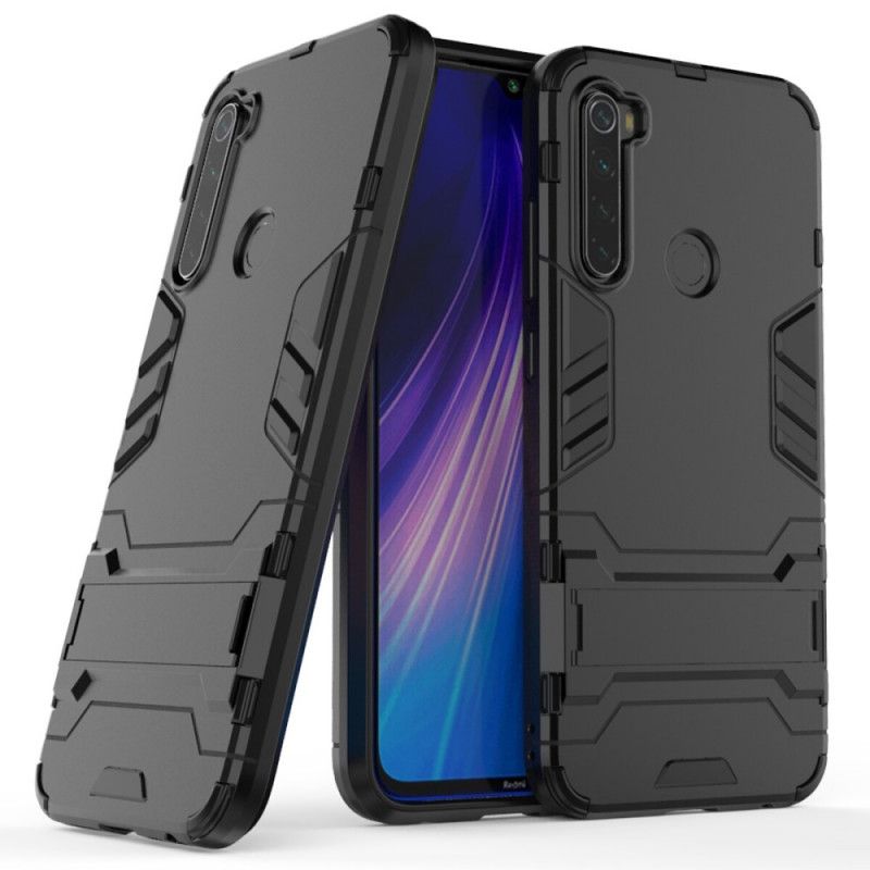 Cover Xiaomi Redmi Note 8 Sort Ultrabestandig Tunge