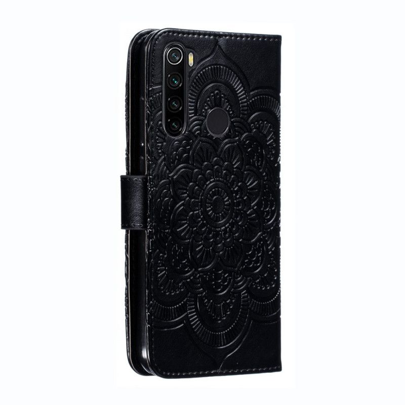 Flip Cover Læder for Xiaomi Redmi Note 8 Lyseblå Hele Mandala