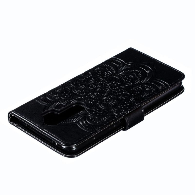 Flip Cover Læder for Xiaomi Redmi Note 8 Lyseblå Hele Mandala