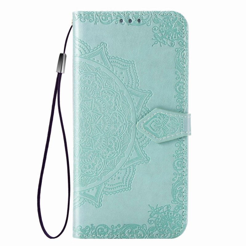 Flip Cover Læder for Xiaomi Redmi Note 8 Sort Mandala I Middelalderen