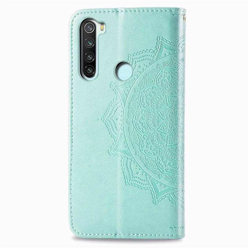 Flip Cover Læder for Xiaomi Redmi Note 8 Sort Mandala I Middelalderen